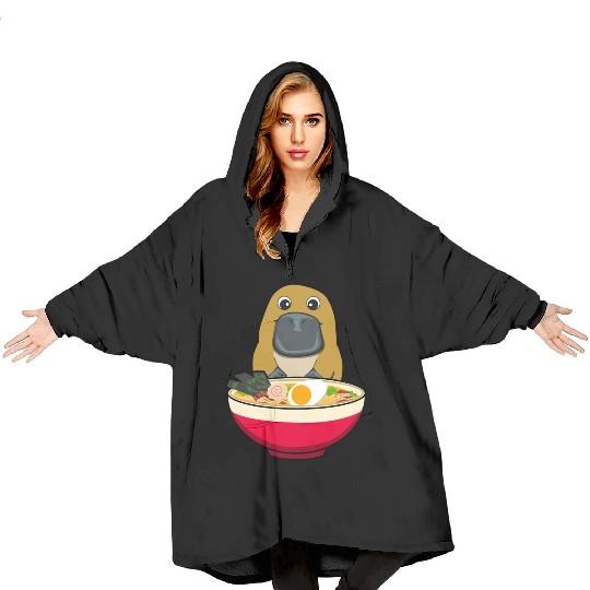 PLATYPUS RAMEN Blanket Hoodies