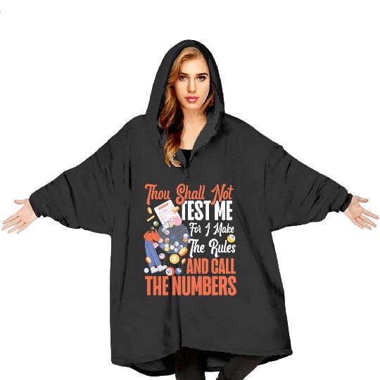 Bingo Player Bingo Caller Thou Blanket Hoodies