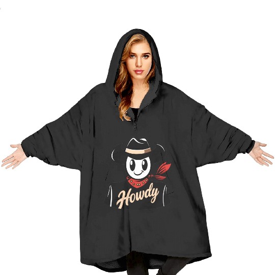 Howdy Blanket Hoodies - Classic Fit, Short Sleeve