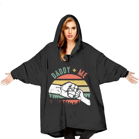 Love Daddy and Me Blanket Hoodies