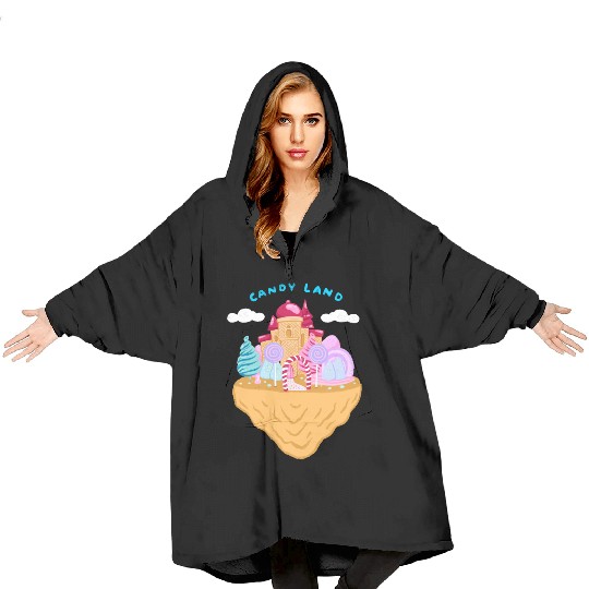 Cute Candy Land Blanket Hoodies