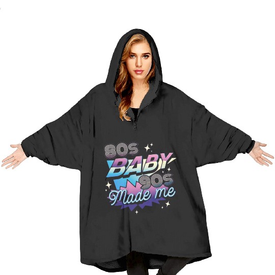 80s music,80s fashion lovers Blanket Hoodies
