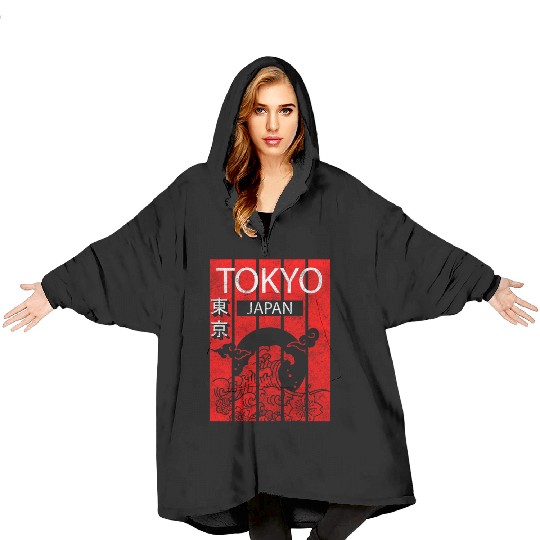 Tokyo Trip Museum City Trip Blanket Hoodies