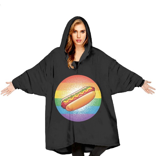 LGBTQ Hot Dog Blanket Hoodies