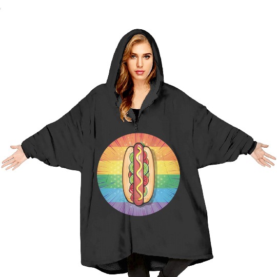 LGBTQ Hot Dog Blanket Hoodies