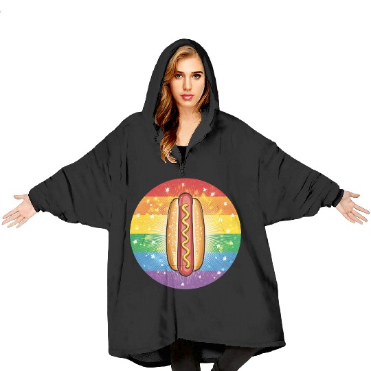 LGBTQ Hot Dog Blanket Hoodies