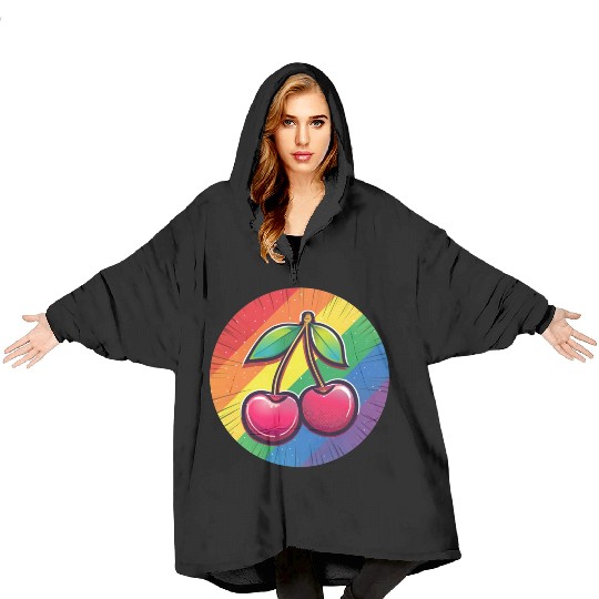 LGBTQ Cherry Blanket Hoodies