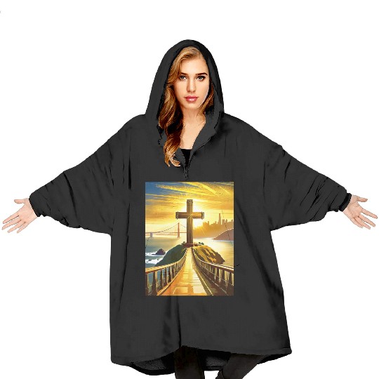 San Francisco Catholic Blanket Hoodies