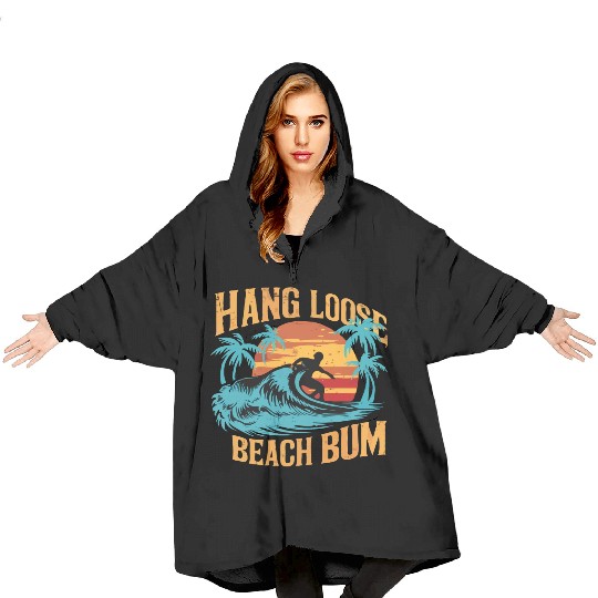 Hang Loose, Beach B Blanket Hoodies