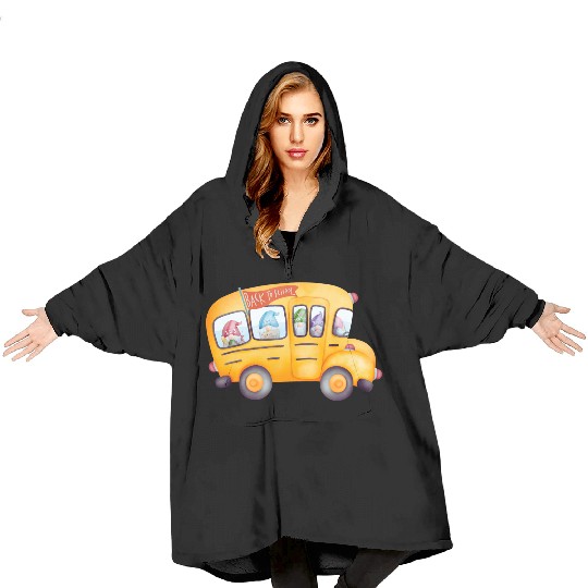 Back to School Collection: School Bus Blanket Hoodies