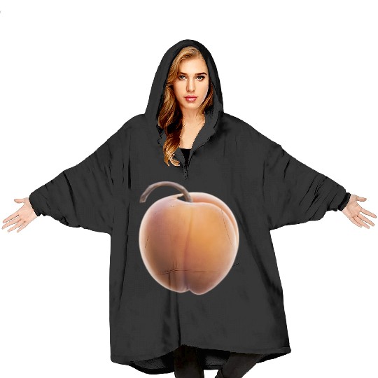 Apricot Realistic Blanket Hoodies