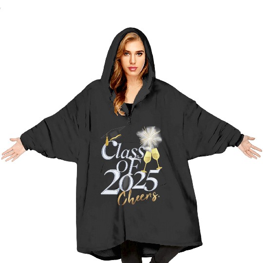 Class of 2025 cheers Blanket Hoodies
