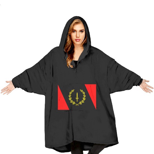 African American Heritage Flag 1967 Black History Blanket Hoodies