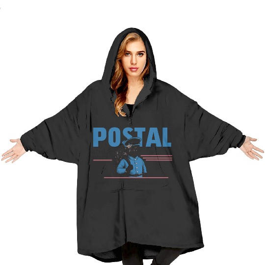 Save the Postal Service - Support Postal Workers Blanket Hoodies
