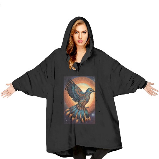 The Bird of Paradise Blanket Hoodies