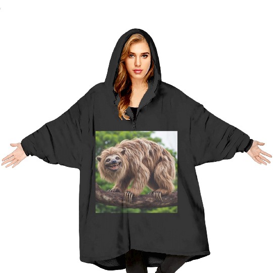 The hyena-sloth Blanket Hoodies