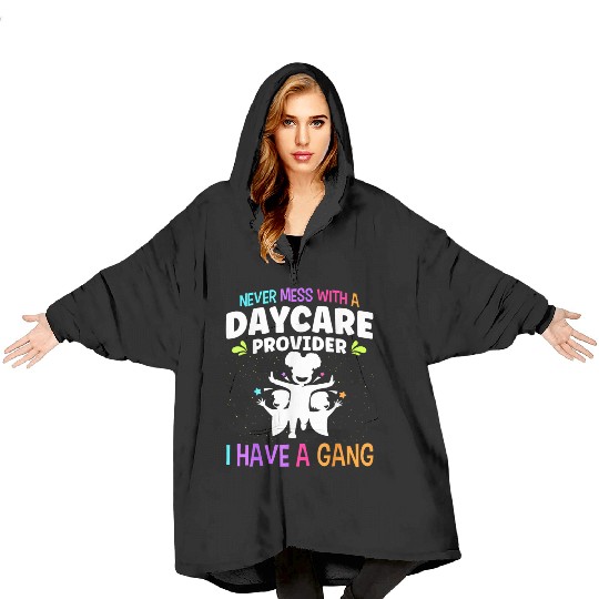 Daycare Teacher Blanket Hoodies