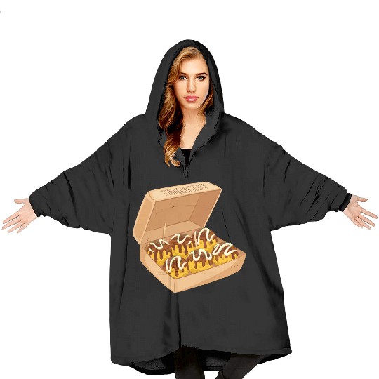 Japanese Takoyaki Box Blanket Hoodies