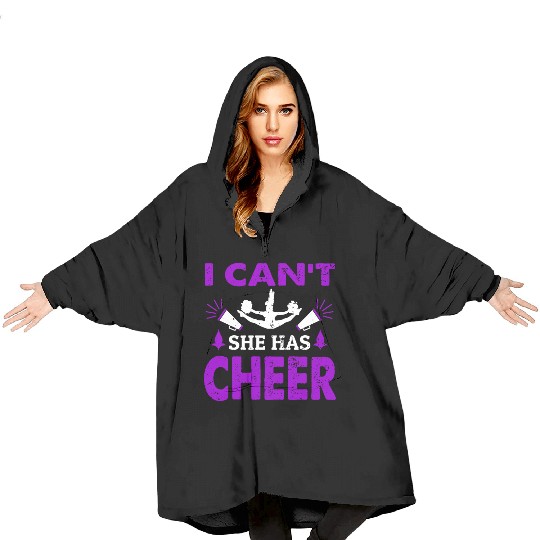 I Can't Cheer Mom Cheerleading Mommy Mother's Day Blanket Hoodies