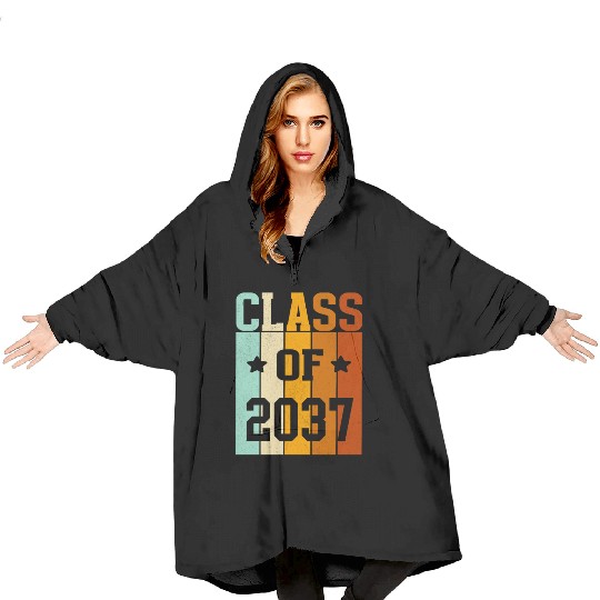 CLASS OF 2037 BACK TO SKHOOL. Blanket Hoodies