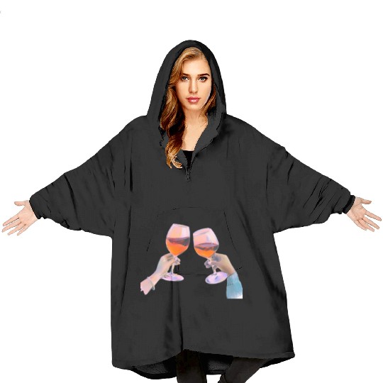 Sip,savor, celebrate, the cocktail experience Blanket Hoodies
