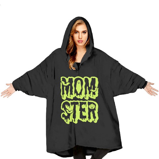 Momster Green Blanket Hoodies