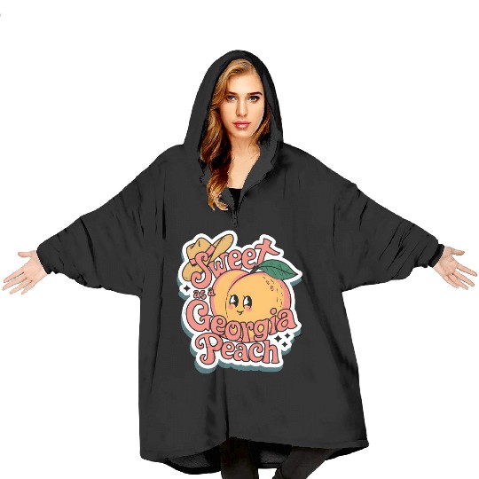 Sweet as a Georgia Peach Sticker.t-shits Blanket Hoodies