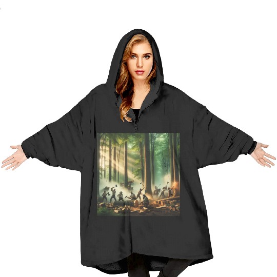 Lumberjacks Blanket Hoodies