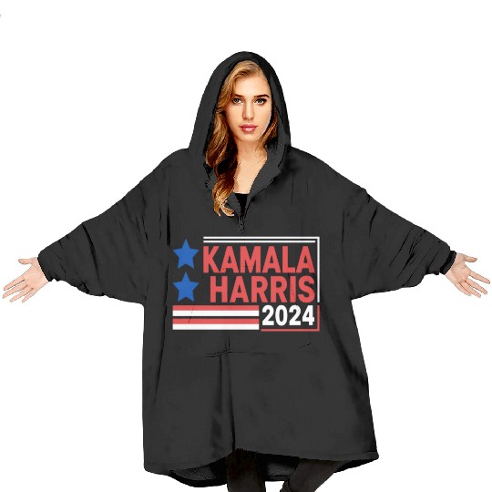 Kamala Harris 2024 Blanket Hoodies
