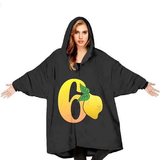 Number 60th Birthday - Lemon Blanket Hoodies
