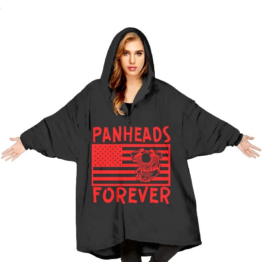Panheads Forever LIKE US ON FACEBOOK Blanket Hoodies