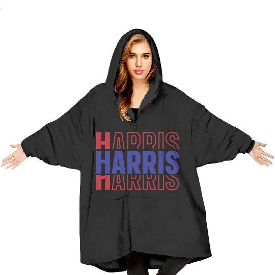Kamala Harris 2024 for President Vote Tim Walz Blanket Hoodies