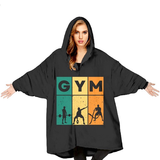 Gym – Gym & Workout Motivation Blanket Hoodies