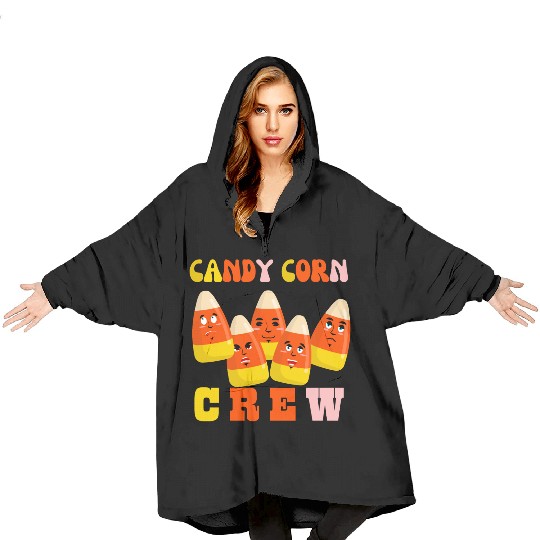 Candy Corn Crew Blanket Hoodies