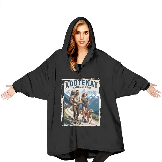 Kootenay National Park Adventure Nature Blanket Hoodies