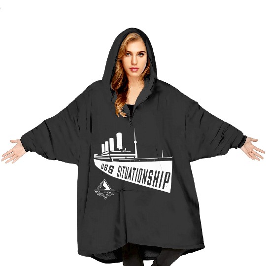 USS Situationship Complicated Relationship Gift Blanket Hoodies