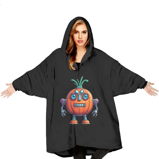 Robot Onion Blanket Hoodies