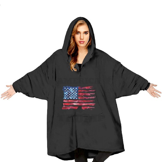 America 4 trump Blanket Hoodies