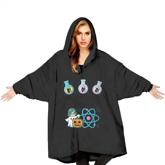 Chemistry Boo The Element Of Surprise Chemist Hall Blanket Hoodies