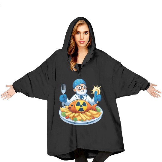 Fission Chips Science Fun Physics Humor Blanket Hoodies