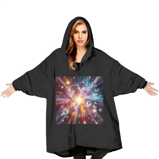 Champagne Supernova Blanket Hoodies