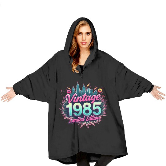 vintage 1985 limited edition Blanket Hoodies