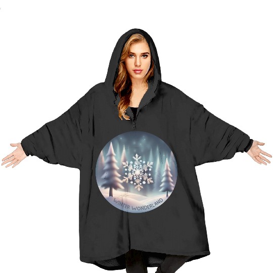 Winter Wonderland Blanket Hoodies