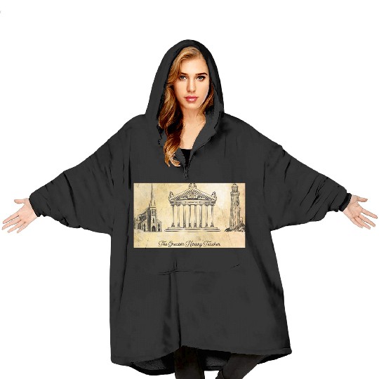 The greatest history teacher Blanket Hoodies