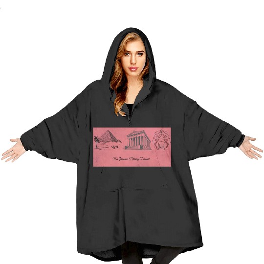 The greatest history teacher Blanket Hoodies