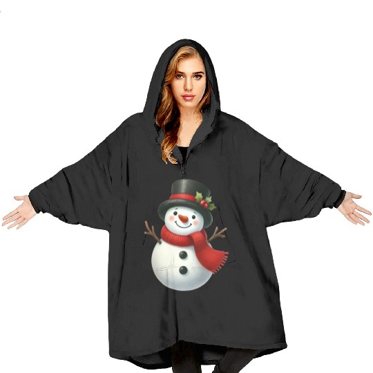 Snowman Christmas, Cute Christmas, Christmas Blanket Hoodies
