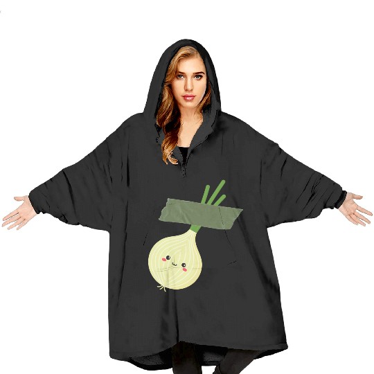 Funny Onion Blanket Hoodies
