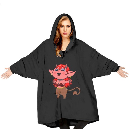 Chibi Demon Blanket Hoodies