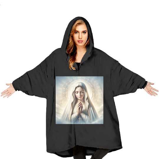 Our Lady of Fátima Blanket Hoodies