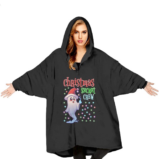 Christmas Secret Crew Blanket Hoodies